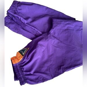 EUC! Ski Snowboard Spyder Purple Sports Track Running Pants Small Medium